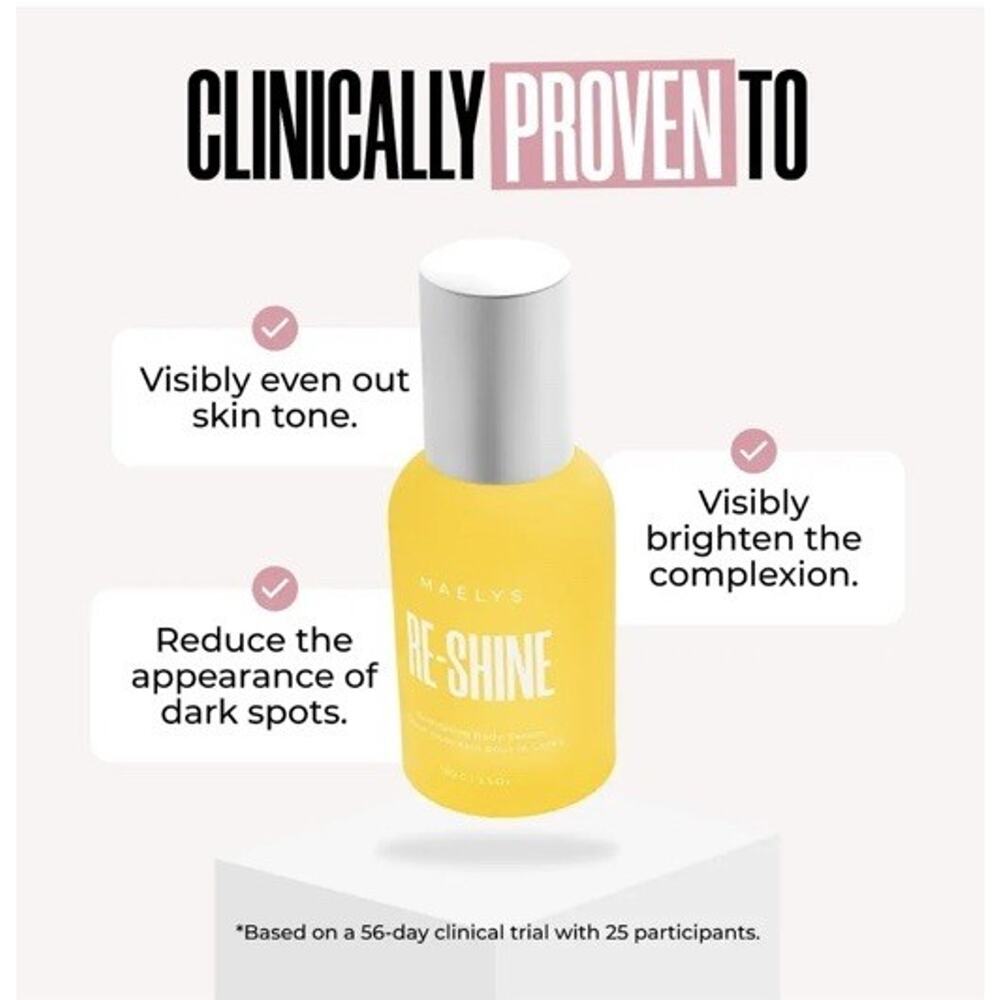 Maelys Re-Shine Illuminating Body Serum 3.5 oz Skin Brightener - Picture 3 of 5